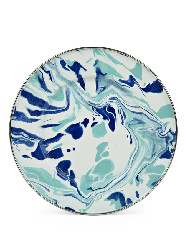LG11S4 - Lagoon Sandwich Plates - Set of 4 - Golden Rabbit Enamelware