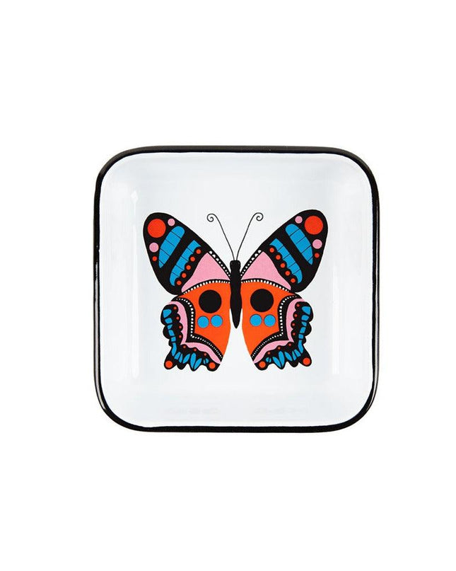 Lisa Congdon x CCH Small Square Tray, Butterfly