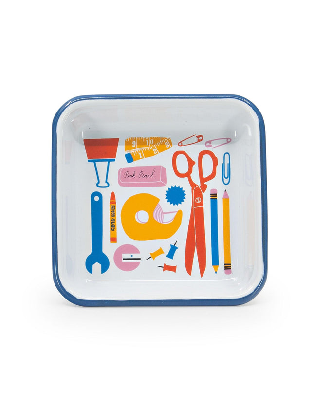 Lisa Congdon x CCH Small Square Tray, Scissors