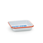 Lisa Congdon x CCH Stuff Small Square Tray, Red Rim