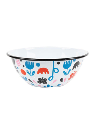 Lisa Congdon x CCH Small Serving Bowl, Black Tulip