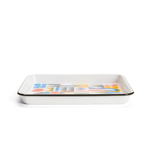 Lisa Congdon x CCH Small Rectangle Tray, Bright Side