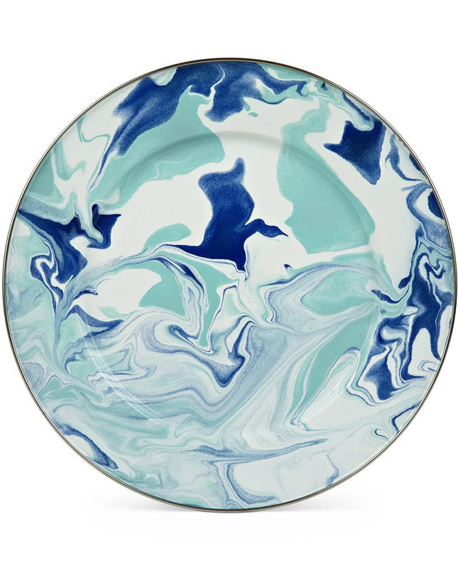 LG26S2 - Lagoon Chargers - Set of 2 - Golden Rabbit Enamelware