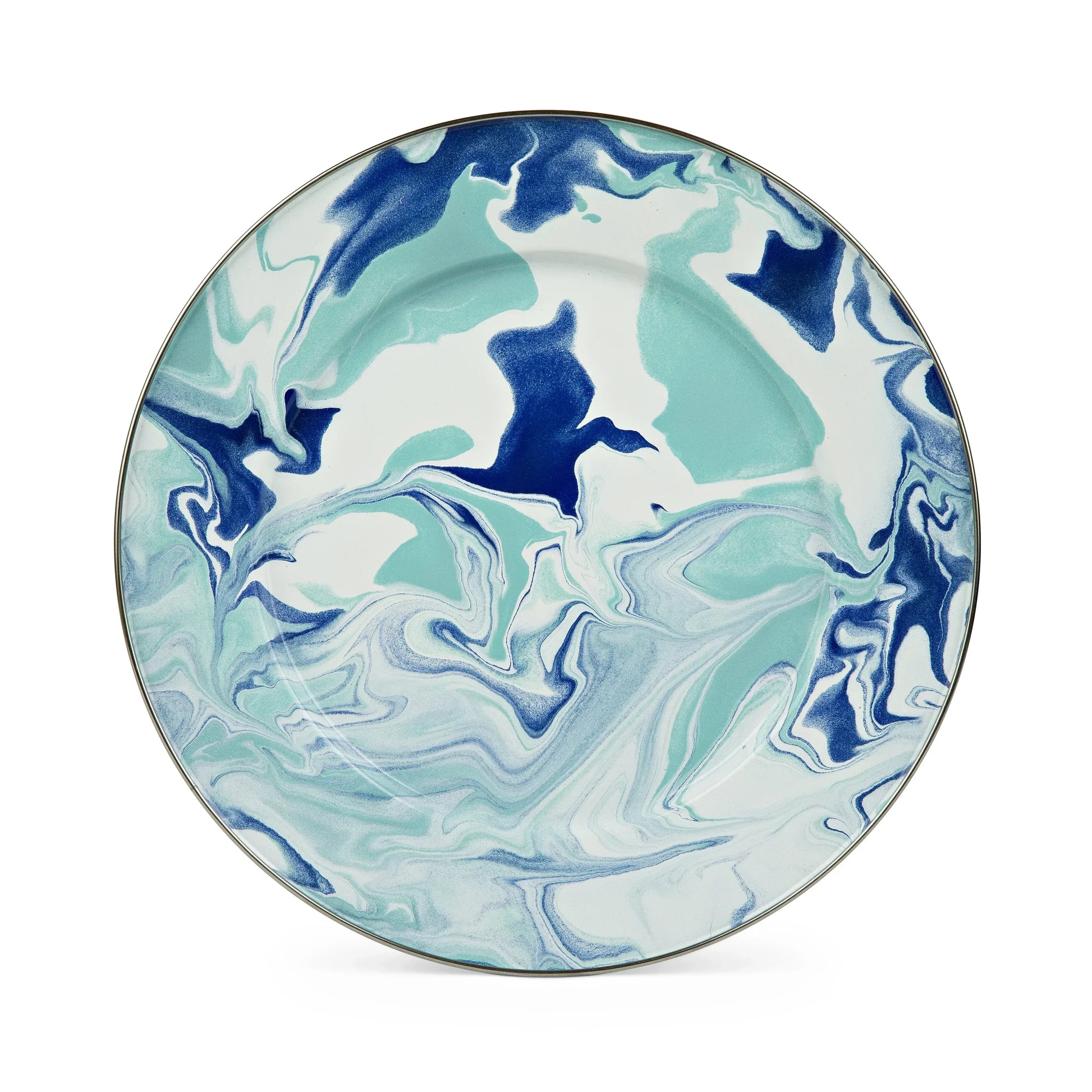 LG26S2 - Lagoon Chargers - Set of 2 - Golden Rabbit Enamelware