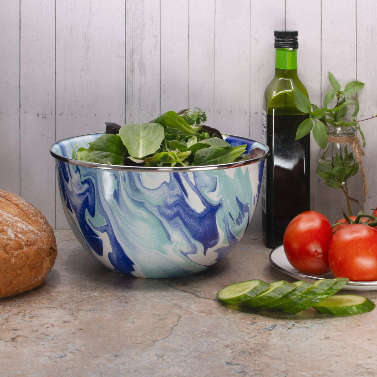 Lagoon Large Salad Bowl