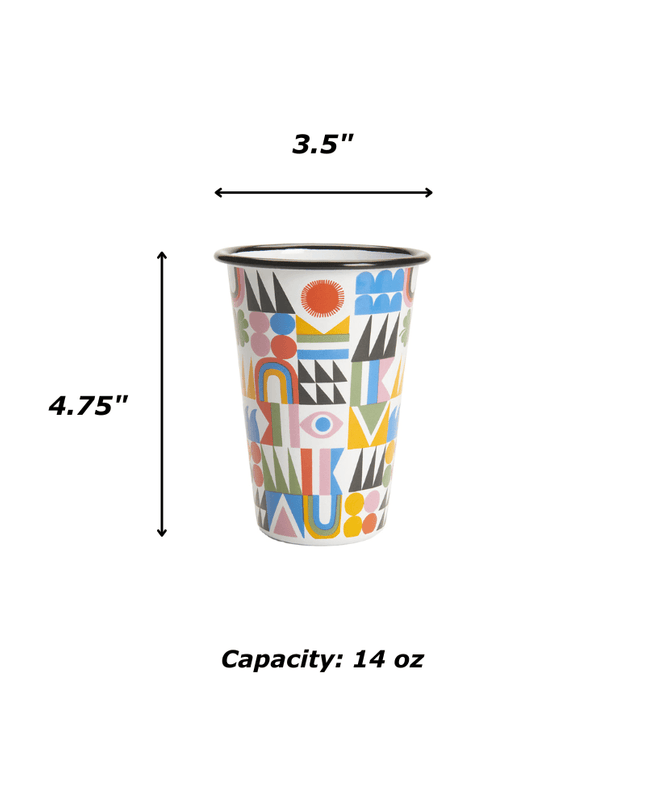 Lisa Congdon x CCH 14 oz Tumbler, Bright Side