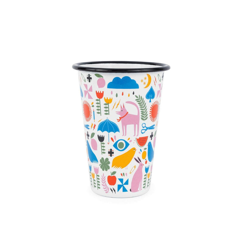 LG93-DOGTUMBLER - Lisa Congdon x CCH 14 oz Tumbler, Pink Dog - 1
