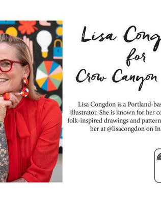 Lisa Congdon x CCH Small Square Tray, Scissors