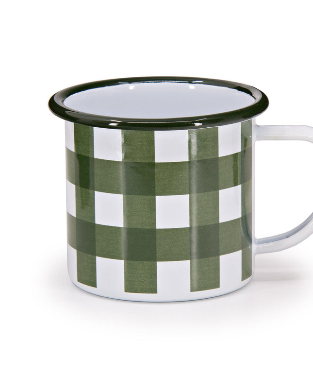 Max Humphrey x CCH Gingham 12 oz Mugs, Set of 4