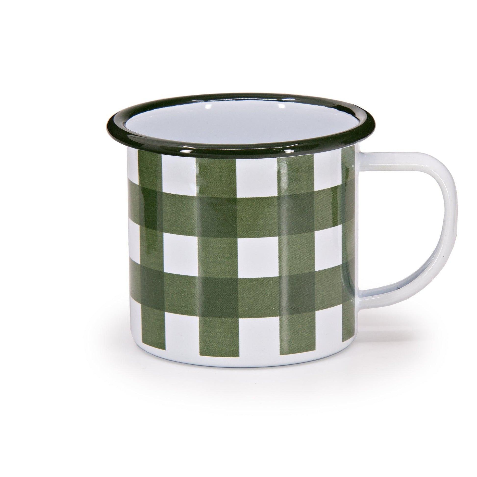 Max Humphrey x CCH Gingham 12 oz Mugs, Set of 4