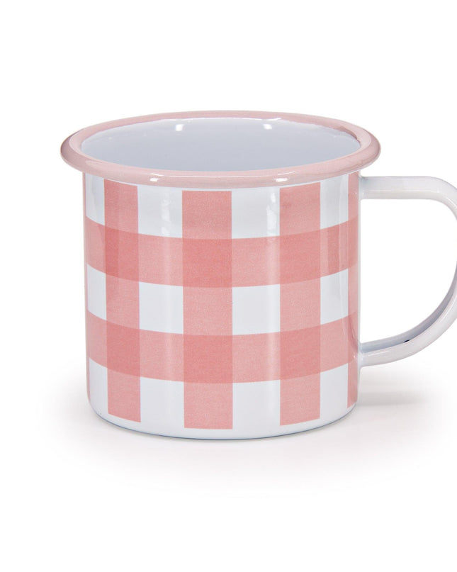 Max Humphrey x CCH Gingham 12 oz Mugs, Set of 4