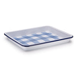 Max Humphrey x CCH Gingham Small Rectangle Tray, Blue