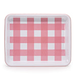 Max Humphrey x CCH Gingham Small Rectangle Tray, Blue