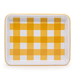 Max Humphrey x CCH Gingham Small Rectangle Tray, Blue