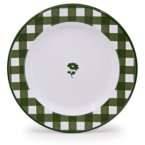 ecomposer-color-max green, MAXH20GNG-FGR-4 - Max Humphrey x CCH Gingham Dinner Plates, Set of 4, Max Green