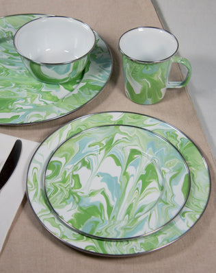 MM01 - Modern Monet Large Tray - Golden Rabbit Enamelware