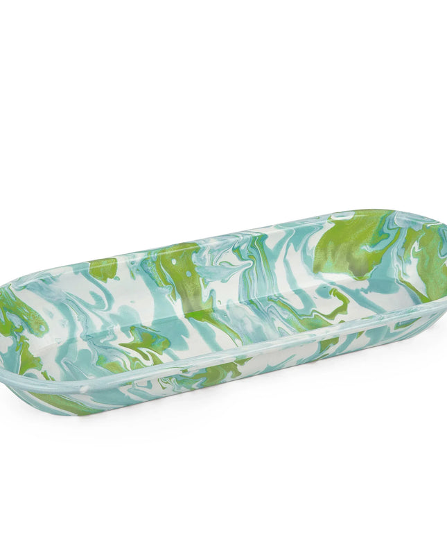 MM10 - Modern Monet Oval Basket - Golden Rabbit Enamelware
