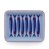 Mur by Ayca x CCH Anchovies Small Rectangle Tray, Red Rim