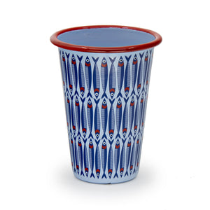 MUR93ANCH-RED - Mur by Ayca x CCH Anchovies 14 oz Tumbler, Red Rim - 1