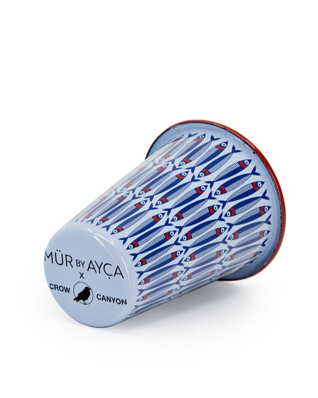 Mur by Ayca x CCH Anchovies 14 oz Tumbler, Red Rim