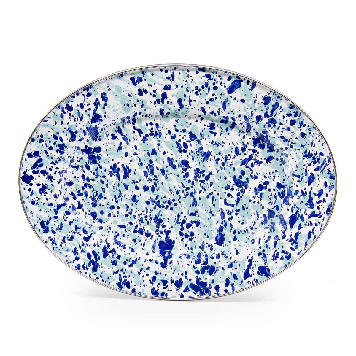 OC06 - Ocean Swirl Oval Platter  2