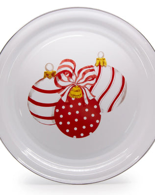 OM01 - Ornament Large Tray - Golden Rabbit Enamelware