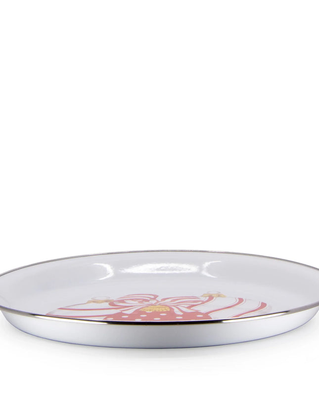 OM01 - Ornament Large Tray - Golden Rabbit Enamelware