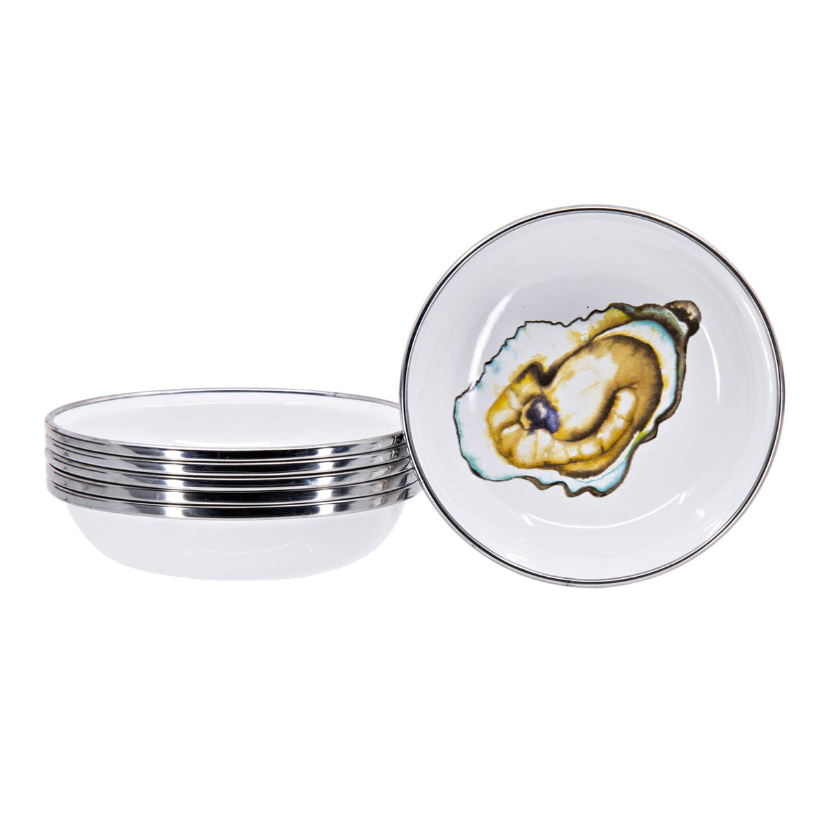 OY59S6 - Oyster Tasting Dishes - Set of 6  2