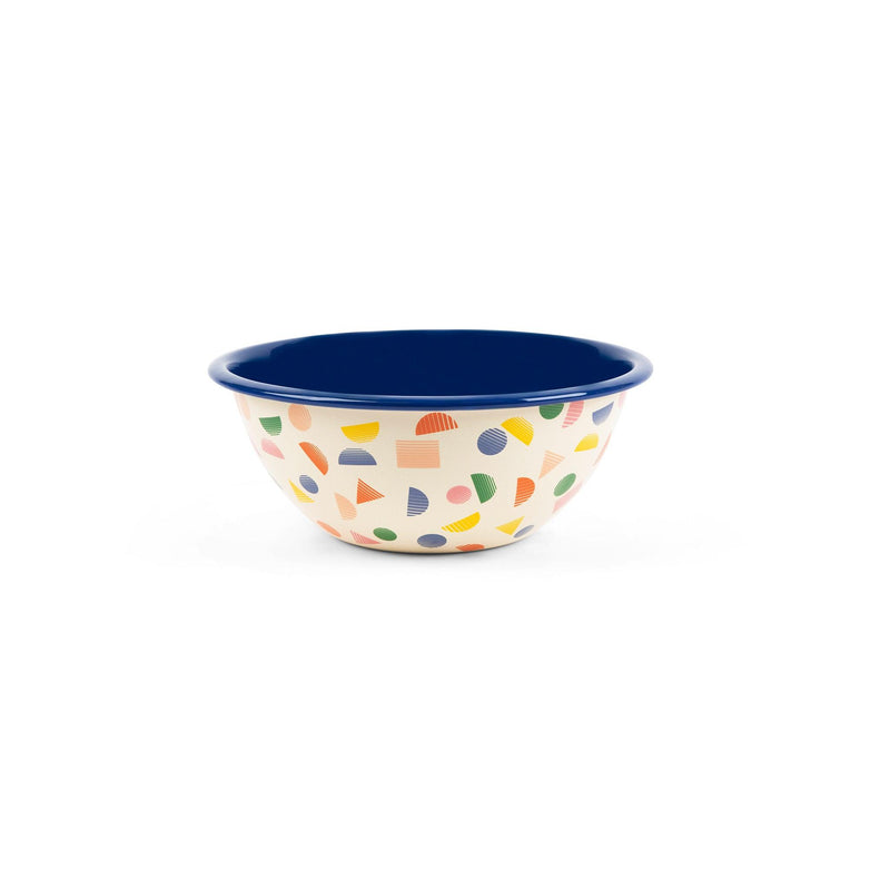 PK18CHPS-BLU - Poketo x CCH Chips Small Serving Bowl, Blue Rim - 1