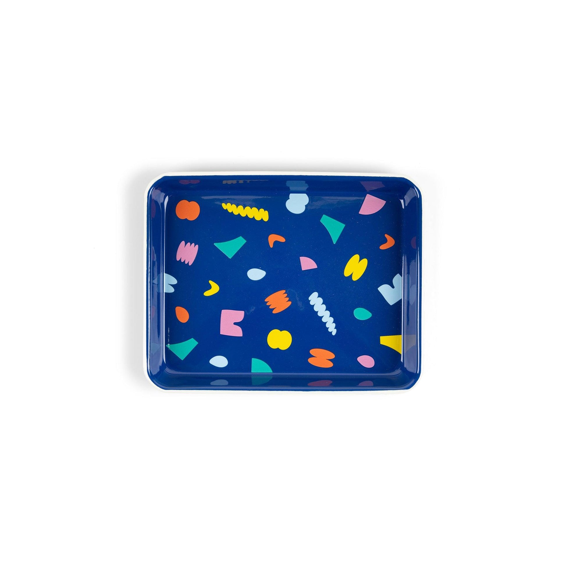 Poketo x CCH Elements Small Rectangular Tray, Beige Rim