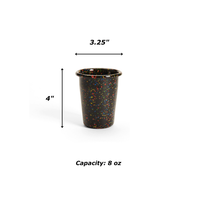 Rainbow Falls 8 oz Small Tumblers, Set of 4