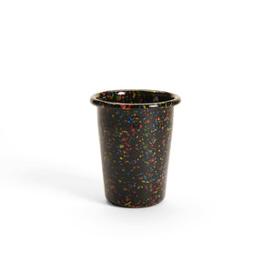 ecomposer-color-black rainbow, RF222BLA-4 - Rainbow Falls 8 oz Small Tumblers, Set of 4, Black Rainbow