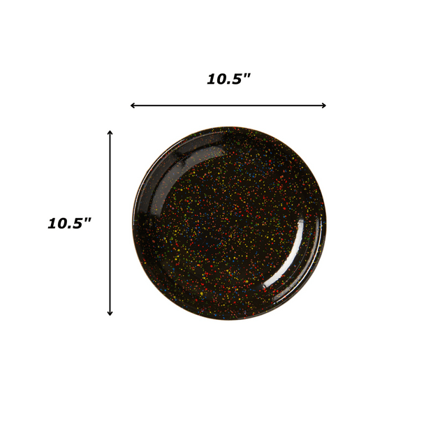 Rainbow Falls Coupe Dinner Plates, Set of 4