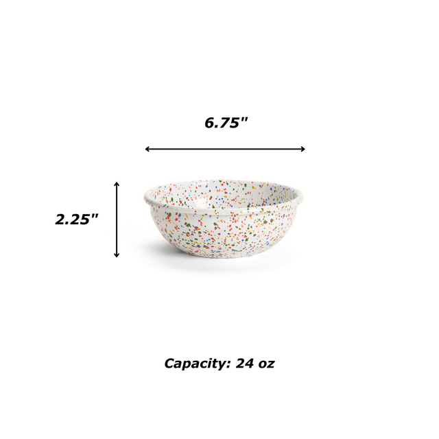 Rainbow Falls 24 oz Cereal Bowls, Set of 4