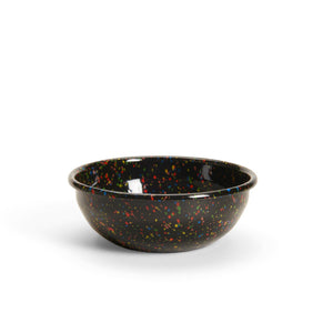 ecomposer-color-black rainbow, RF422BLA-4 - Rainbow Falls 24 oz Cereal Bowls, Set of 4, Black Rainbow