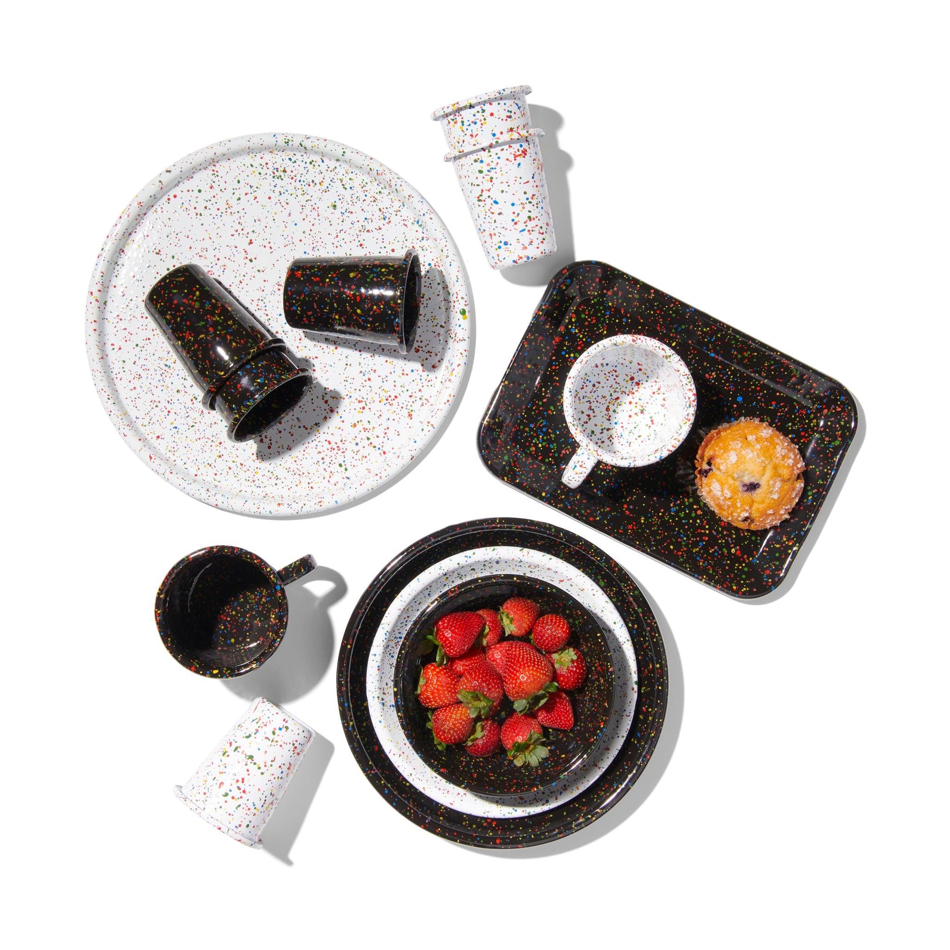 Rainbow Falls 24 oz Cereal Bowls, Set of 4