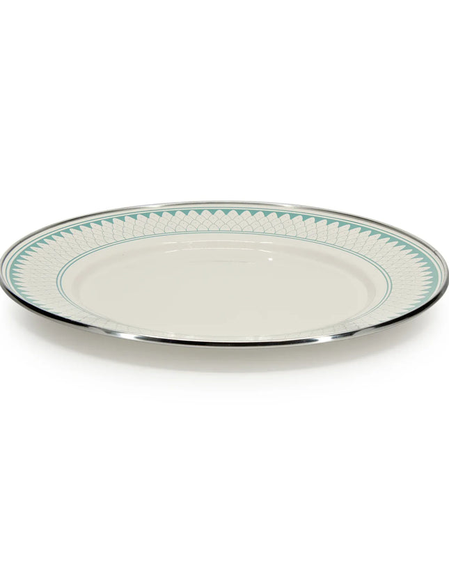 {{ variant.sku }} - Aegean Sevilla Dinner Plates - Set of 4 - Golden Rabbit Enamelware
