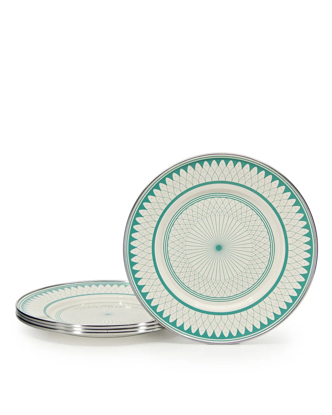 {{ variant.sku }} - Aegean Sevilla Sandwich Plates- Set of 4 - Golden Rabbit Enamelware