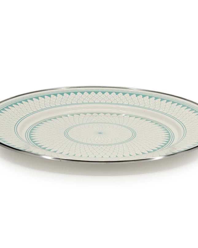 {{ variant.sku }} - Aegean Sevilla Chargers - Set of 2 - Golden Rabbit Enamelware