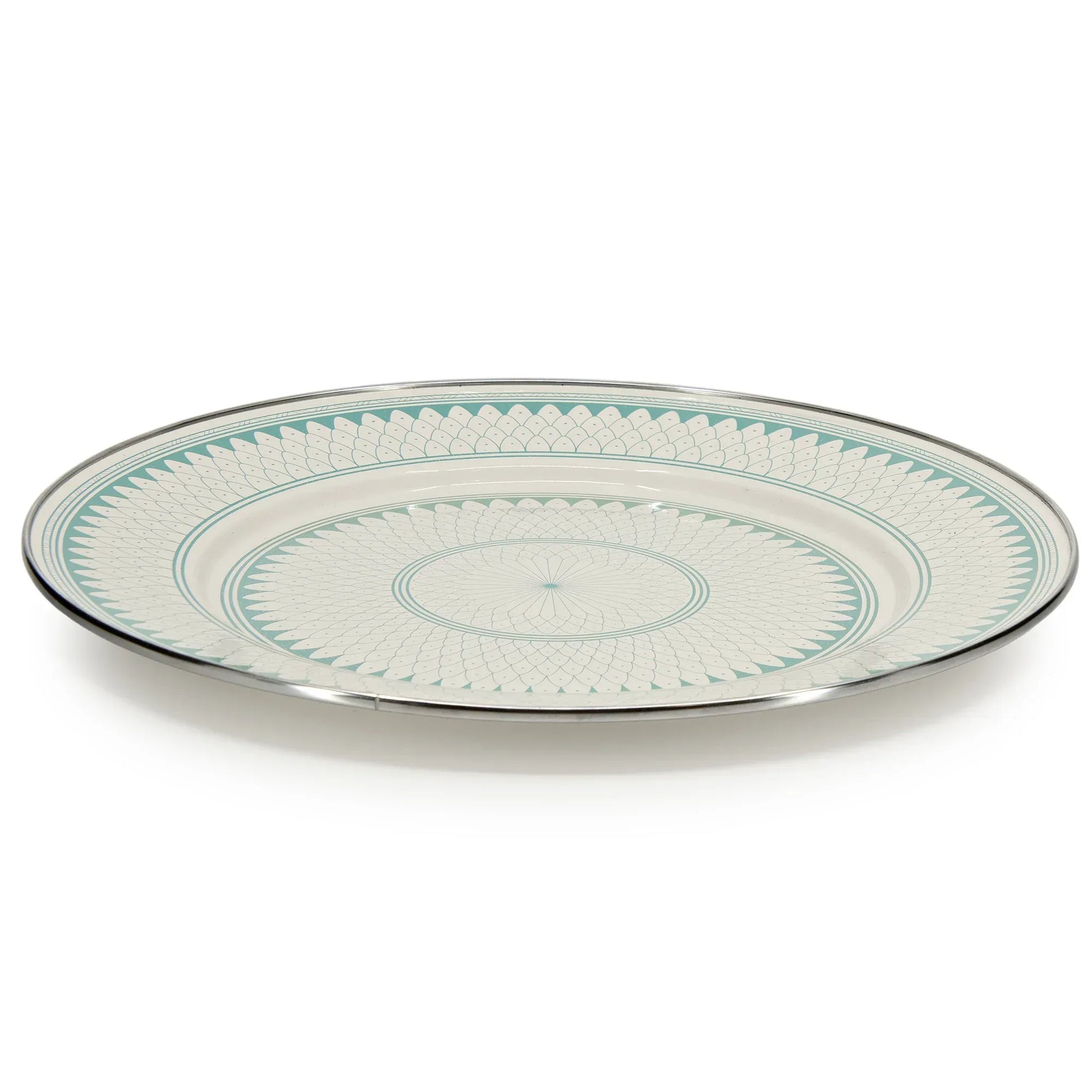 {{ variant.sku }} - Aegean Sevilla Chargers - Set of 2 - Golden Rabbit Enamelware