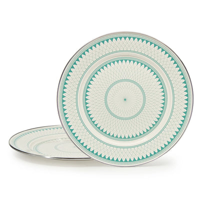 {{ variant.sku }} - Aegean Sevilla Chargers - Set of 2 - Golden Rabbit Enamelware