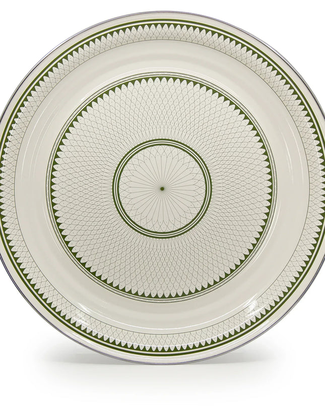 {{ variant.sku }} - Olive Sevilla Large Tray - Golden Rabbit Enamelware
