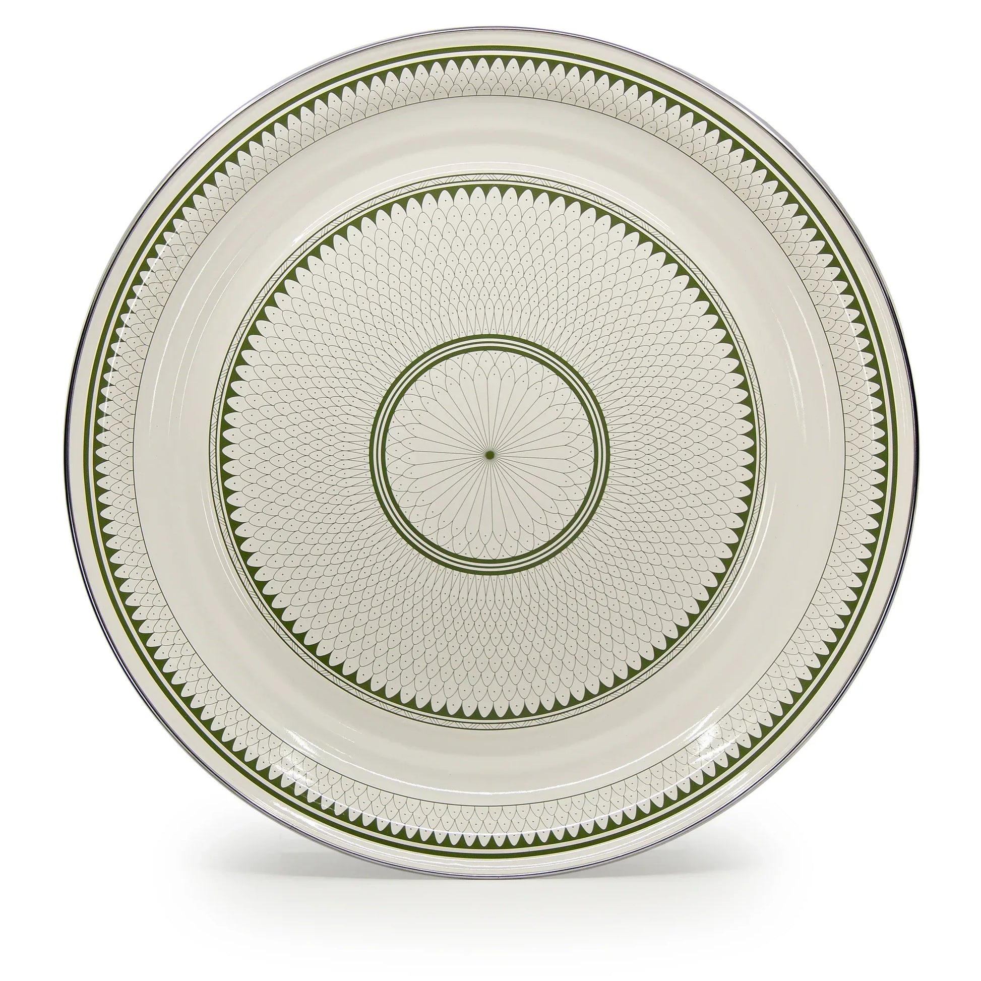 {{ variant.sku }} - Olive Sevilla Large Tray - Golden Rabbit Enamelware