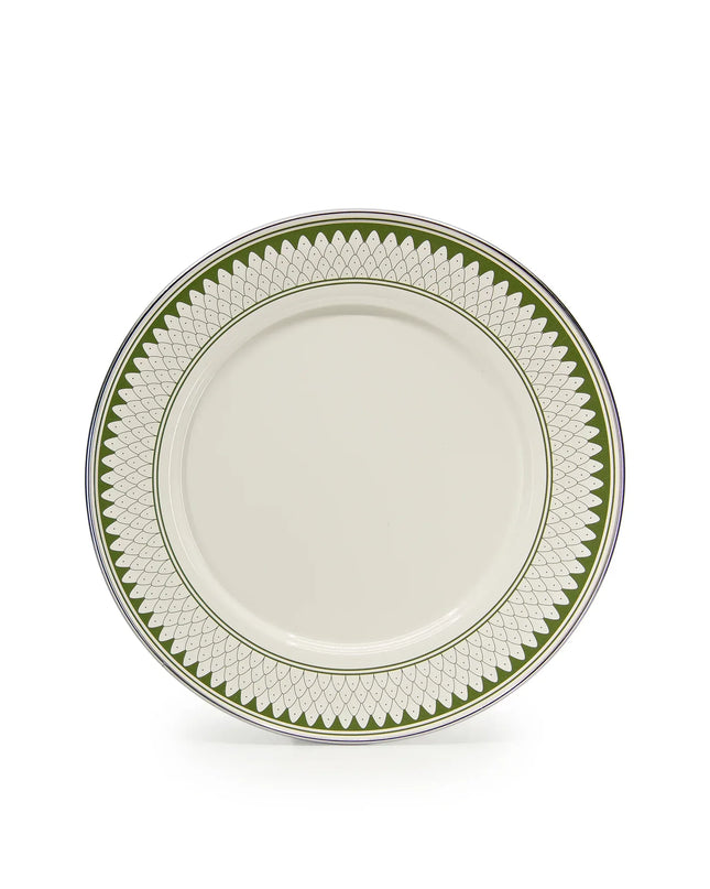 {{ variant.sku }} - Olive Sevilla Dinner Plates - Set of 4 - Golden Rabbit Enamelware