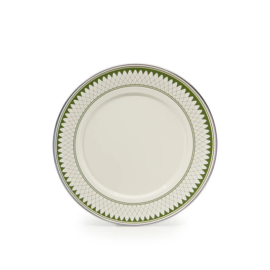 {{ variant.sku }} - Olive Sevilla Dinner Plates - Set of 4 - Golden Rabbit Enamelware