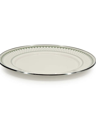 {{ variant.sku }} - Olive Sevilla Dinner Plates - Set of 4 - Golden Rabbit Enamelware