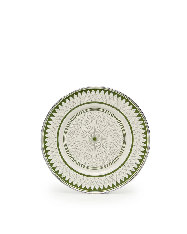 {{ variant.sku }} - Olive Sevilla Sandwich Plates - Set of 4 - Golden Rabbit Enamelware