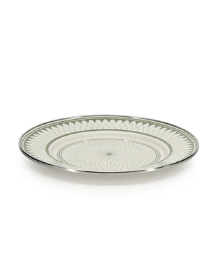 {{ variant.sku }} - Olive Sevilla Sandwich Plates - Set of 4 - Golden Rabbit Enamelware