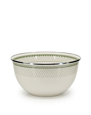 {{ variant.sku }} - Olive Sevilla Large Salad Bowl - Golden Rabbit Enamelware