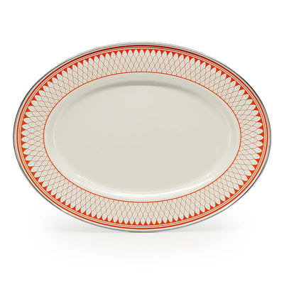 {{ variant.sku }} - Siena Sevilla Oval Platter - Golden Rabbit Enamelware